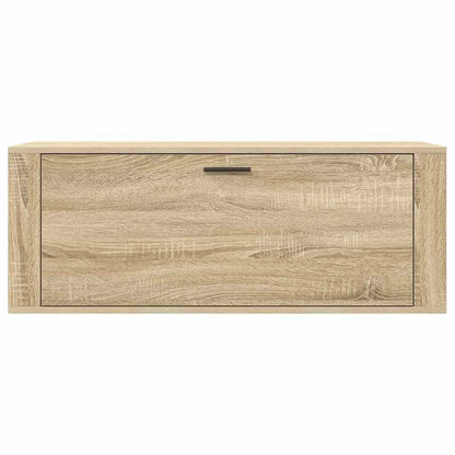 Wand-Schuhschrank Sonoma-Eiche 100x35x38 cm Holzwerkstoff