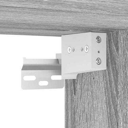 Wand-Schuhschrank Grau Sonoma 100x35x38 cm Holzwerkstoff