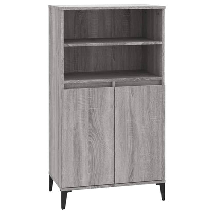 Highboard Grau Sonoma 60x36x110 cm Holzwerkstoff