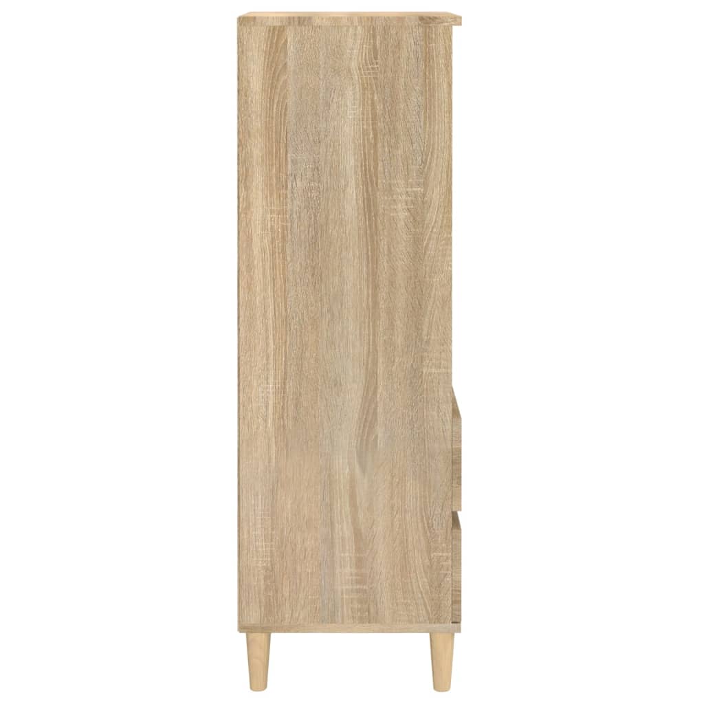 Highboard Sonoma-Eiche 40x36x110 cm Holzwerkstoff