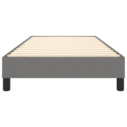 Boxspringbettgestell Dunkelgrau 80x200 cm Stoff