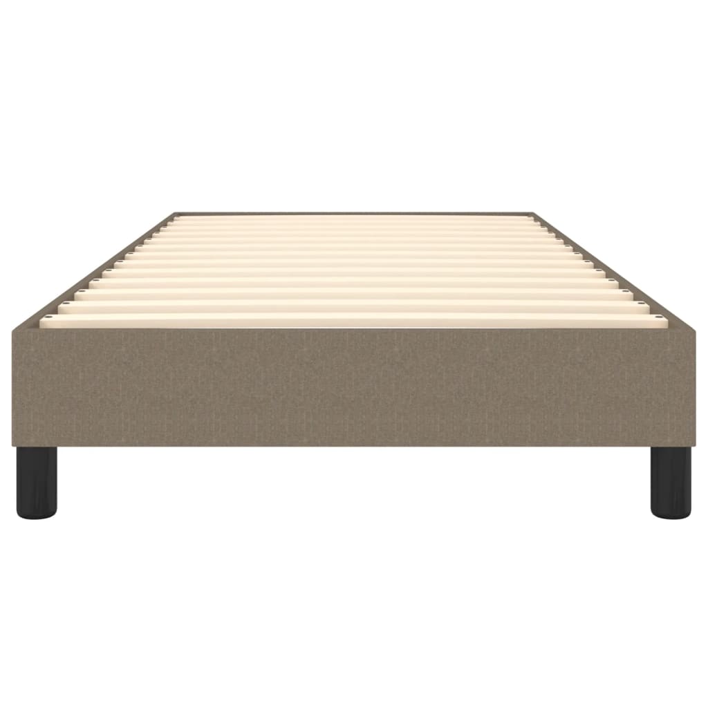 Boxspringbettgestell Taupe 80x200 cm Stoff