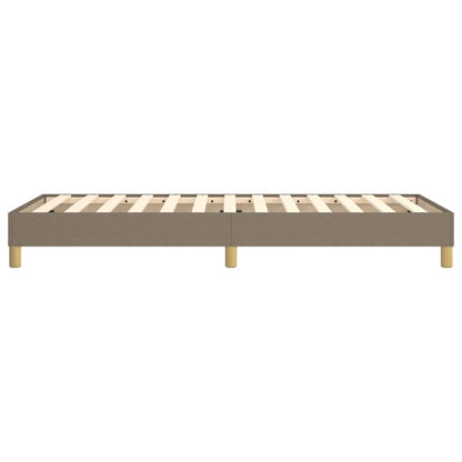 Boxspringbettgestell Taupe 90x200 cm Stoff