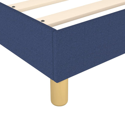 Boxspringbettgestell Blau 160x200 cm Stoff