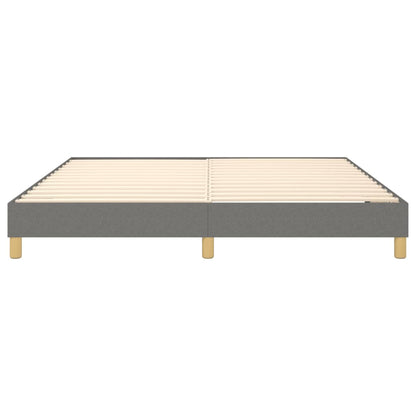 Boxspringbettgestell Dunkelgrau 180x200 cm Stoff