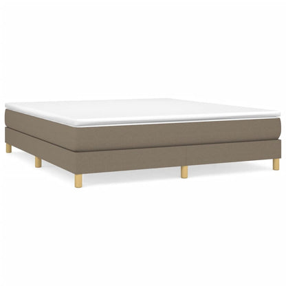 Boxspringbettgestell Taupe 180x200 cm Stoff