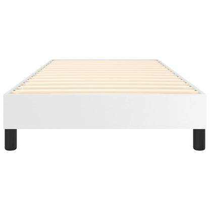 Boxspringbettgestell Weiß 90x200 cm Kunstleder