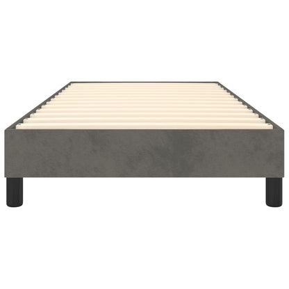 Boxspringbettgestell Dunkelgrau 80x200 cm Samt