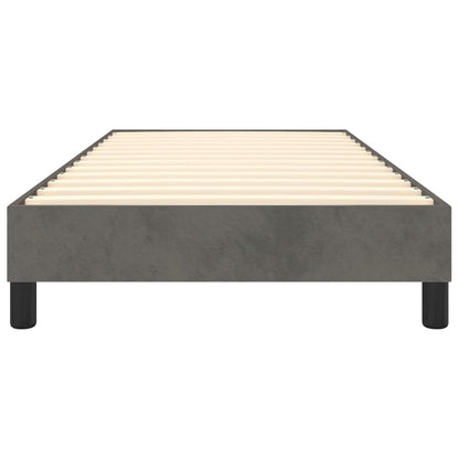Boxspringbettgestell Dunkelgrau 90x190 cm Samt