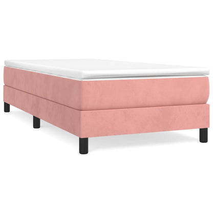 Boxspringbettgestell Rosa 90x190 cm Samt