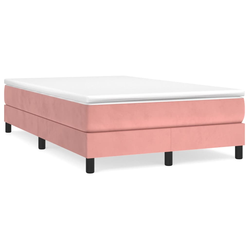 Boxspringbettgestell Rosa 120x200 cm Samt