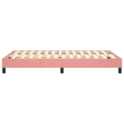 Boxspringbettgestell Rosa 120x200 cm Samt