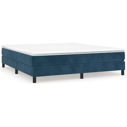 Boxspringbettgestell Dunkelblau 180x200 cm Samt