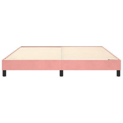 Boxspringbettgestell Rosa 180x200 cm Samt