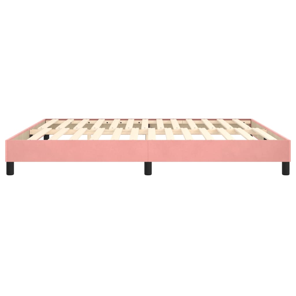 Boxspringbettgestell Rosa 180x200 cm Samt
