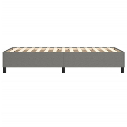 Boxspringbettgestell Dunkelgrau 80x200 cm Stoff
