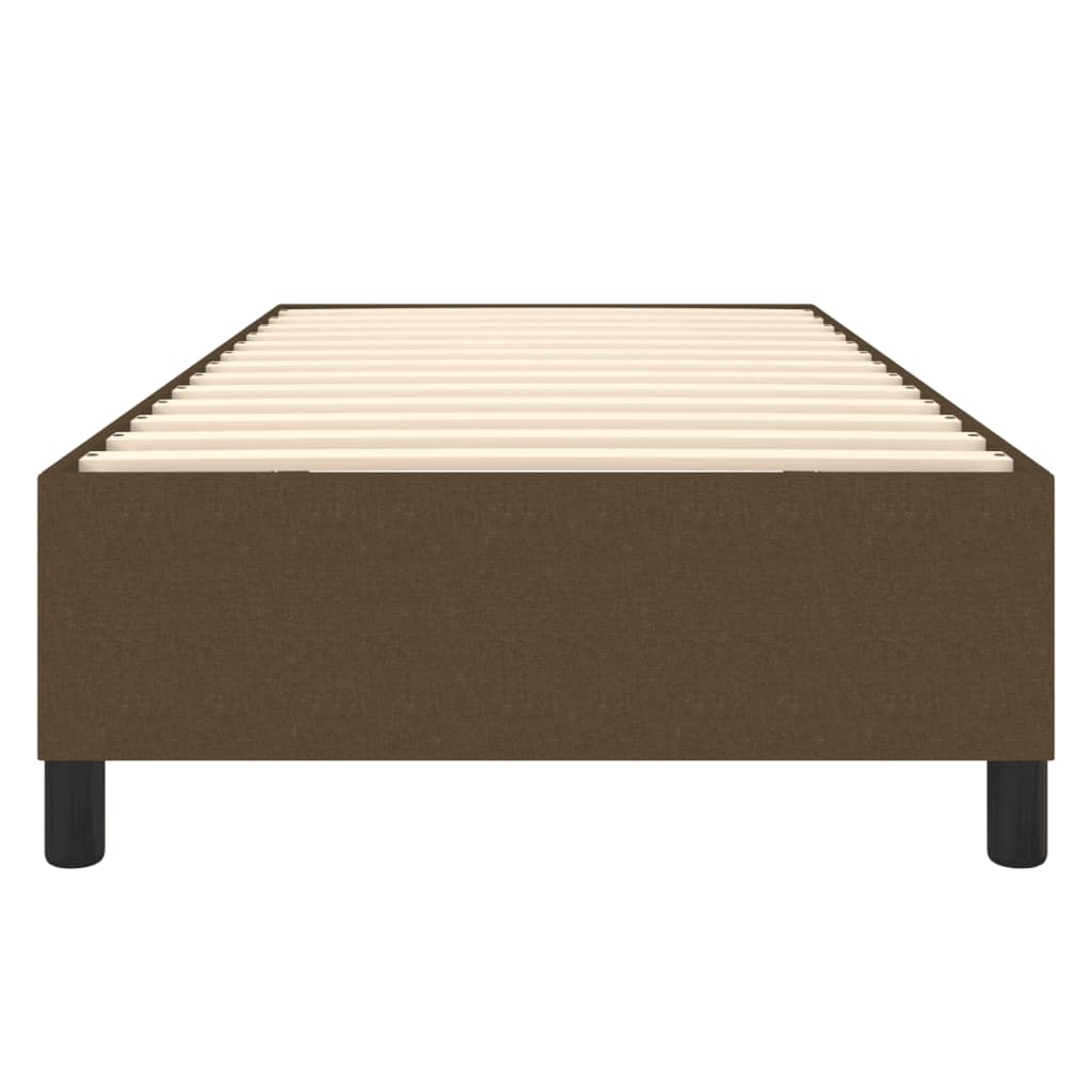 Boxspringbettgestell Dunkelbraun 80x200 cm Stoff