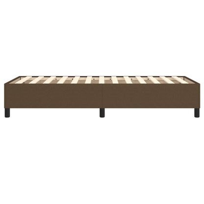Boxspringbettgestell Dunkelbraun 80x200 cm Stoff