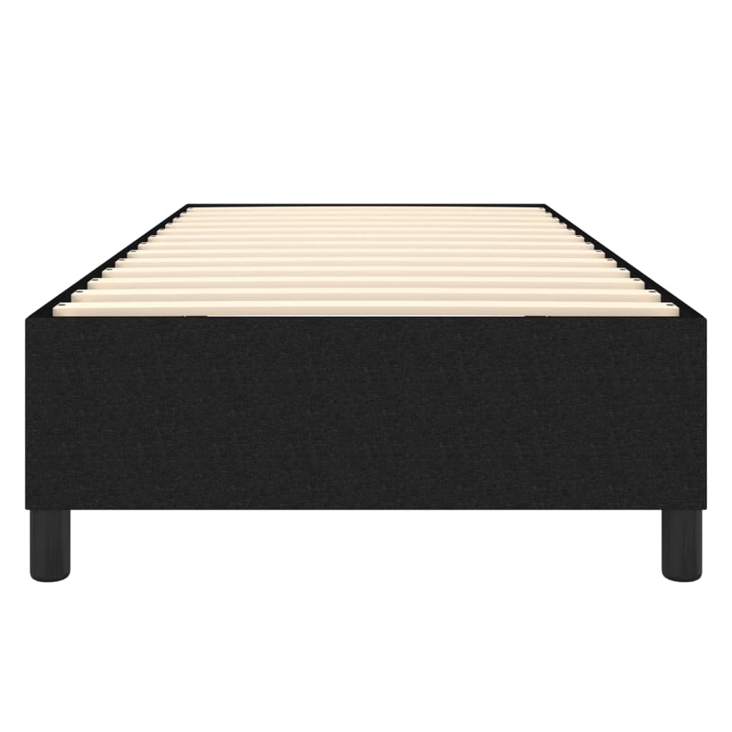 Boxspringbettgestell Schwarz 90x190 cm Stoff