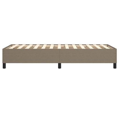 Boxspringbettgestell Taupe 90x190 cm Stoff