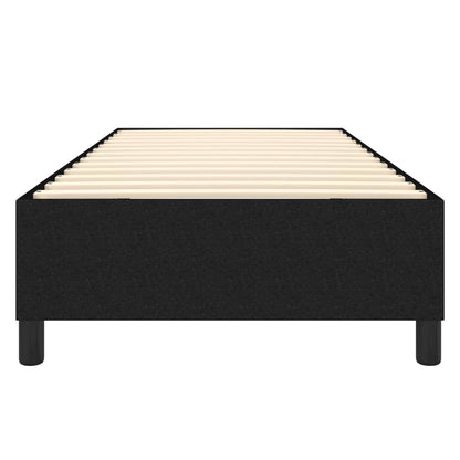 Boxspringbettgestell Schwarz 90x200 cm Stoff