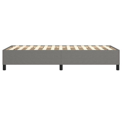 Boxspringbettgestell Dunkelgrau 100x200 cm Stoff