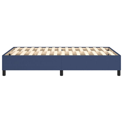 Boxspringbettgestell Blau 120x200 cm Stoff