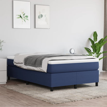 Boxspringbettgestell Blau 120x200 cm Stoff
