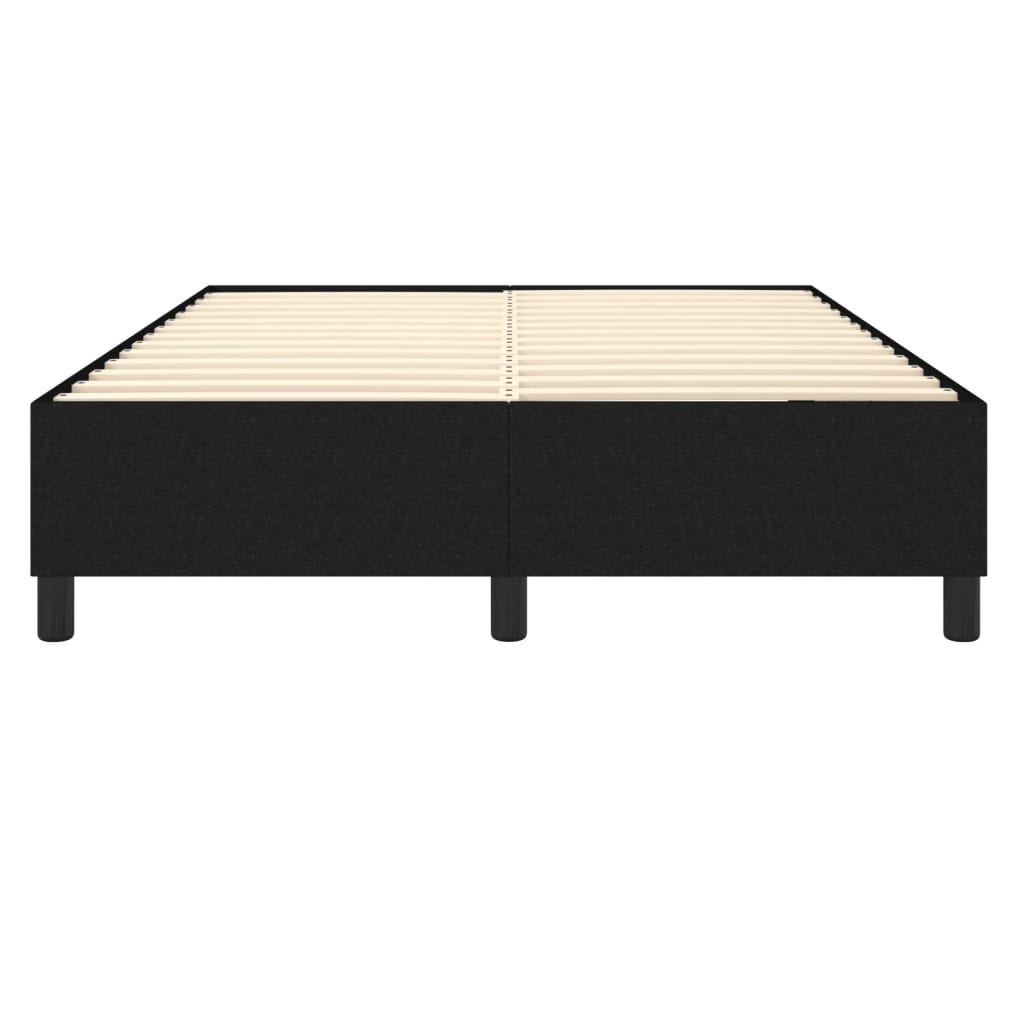 Boxspringbettgestell Schwarz 140x190 cm Stoff