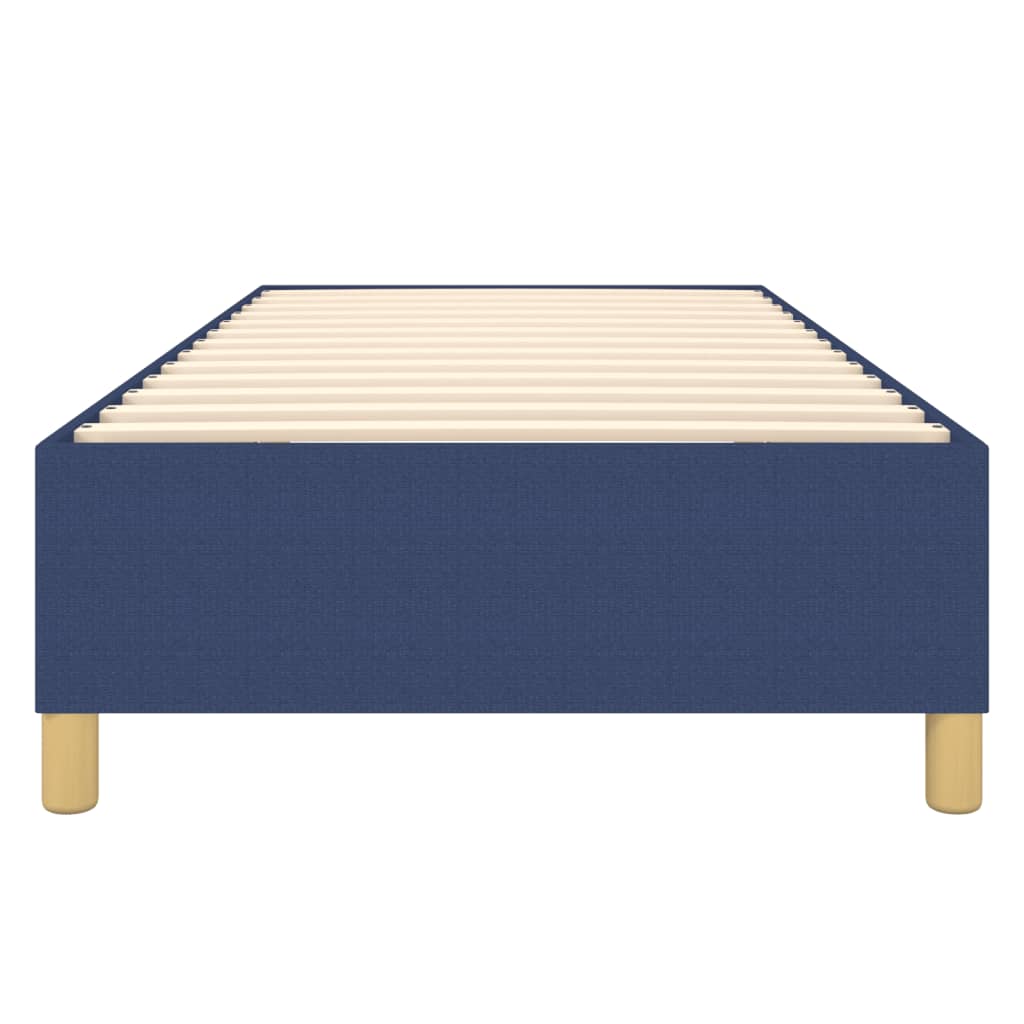 Boxspringbettgestell Blau 100x200 cm Stoff