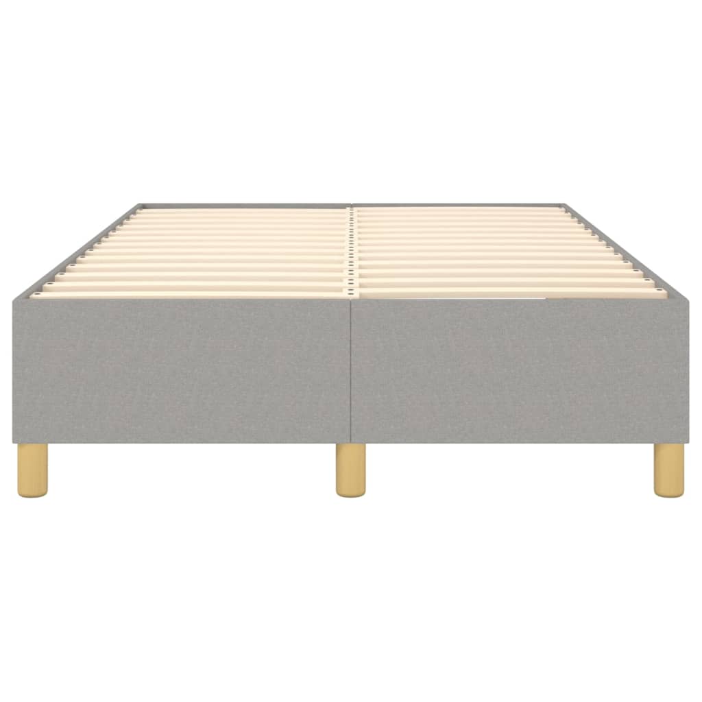 Boxspringbettgestell Hellgrau 120x200 cm Stoff