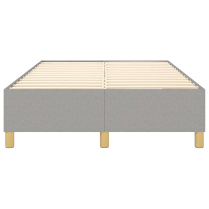 Boxspringbettgestell Hellgrau 120x200 cm Stoff