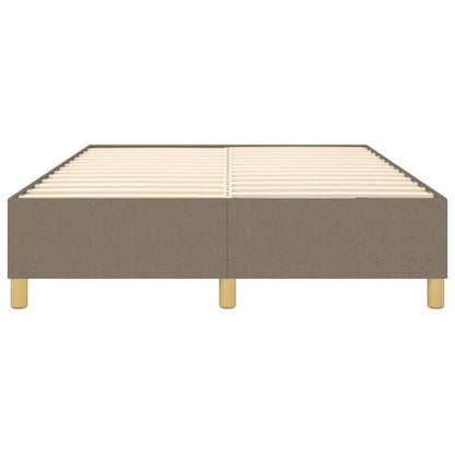 Boxspringbettgestell Taupe 140x200 cm Stoff