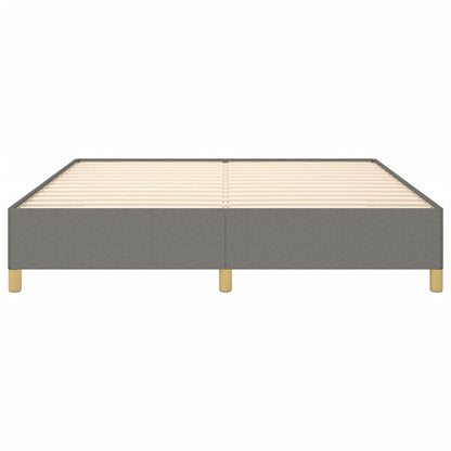 Boxspringbettgestell Dunkelgrau 180x200 cm Stoff