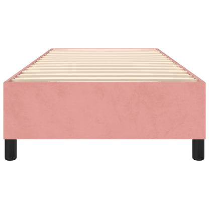 Boxspringbettgestell Rosa 80x200 cm Samt