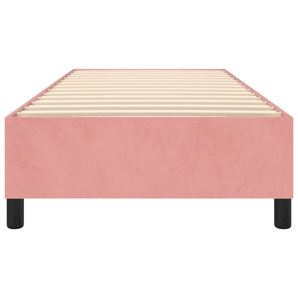 Boxspringbettgestell Rosa 90x190 cm Samt