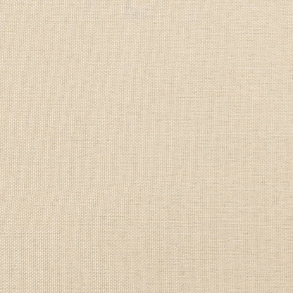 Kopfteil mit Ohren Creme 203x16x78/88 cm Stoff