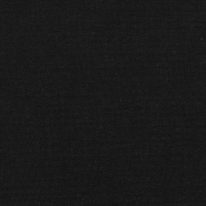 Kopfteil mit Ohren Schwarz 83x16x78/88 cm Stoff
