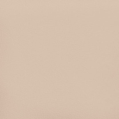 Kopfteil mit Ohren Cappuccino-Braun 203x16x118/128cm Kunstleder