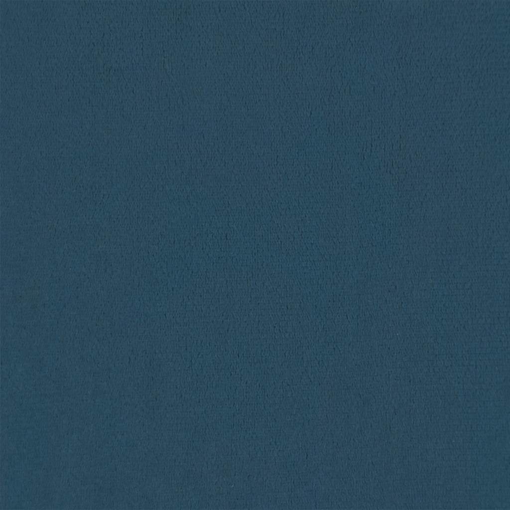 LED Kopfteil Dunkelblau 93x16x78/88 cm Samt