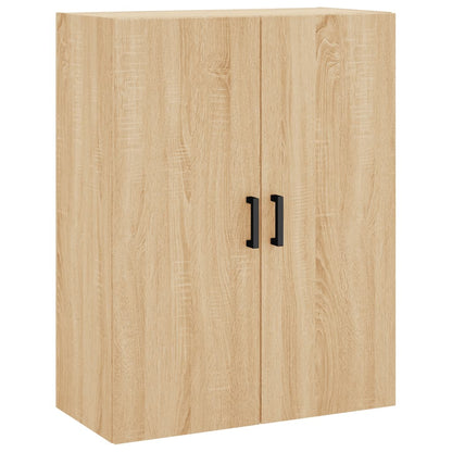 Highboard Sonoma-Eiche 69,5x34x180 cm Holzwerkstoff