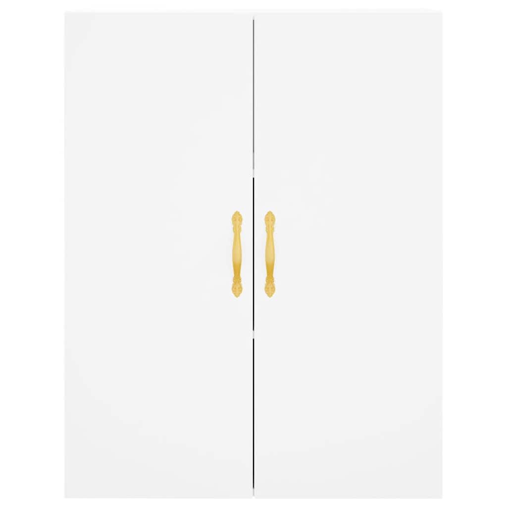 Highboard Weiß 69,5x34x180 cm Holzwerkstoff