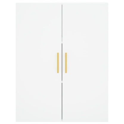 Highboard Weiß 69,5x34x180 cm Holzwerkstoff