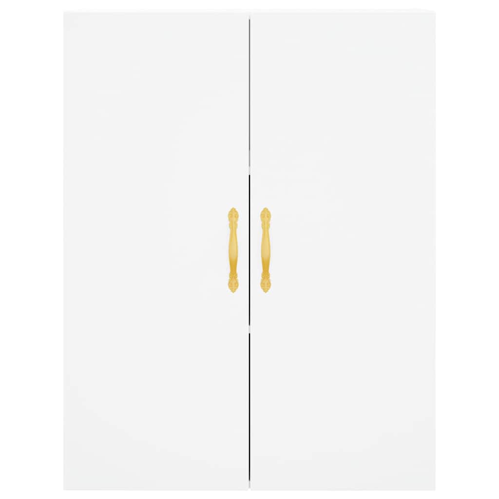 Highboard Weiß 69,5x34x180 cm Holzwerkstoff