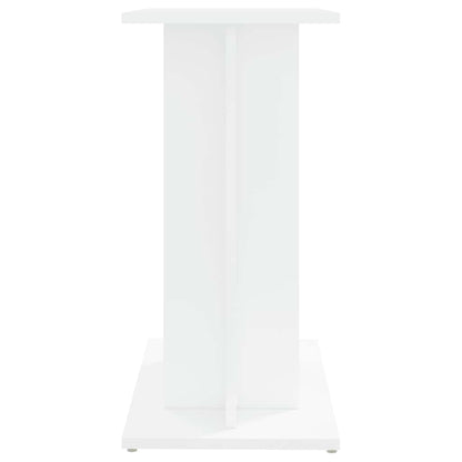 Aquariumständer Weiß 60x30x60 cm Holzwerkstoff