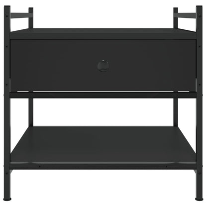 Couchtisch Schwarz 50x50x50 cm Holzwerkstoff