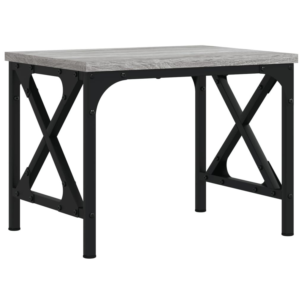 Druckerständer Grau Sonoma 40x30x31 cm Holzwerkstoff