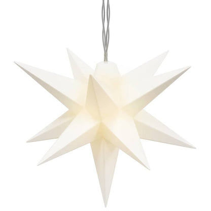 LED-Weihnachtsstern mit 10 LEDs Weiß 10 cm