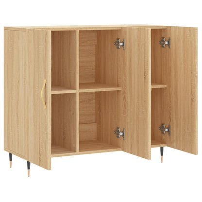 Sideboard Sonoma-Eiche 90x34x80 cm Holzwerkstoff