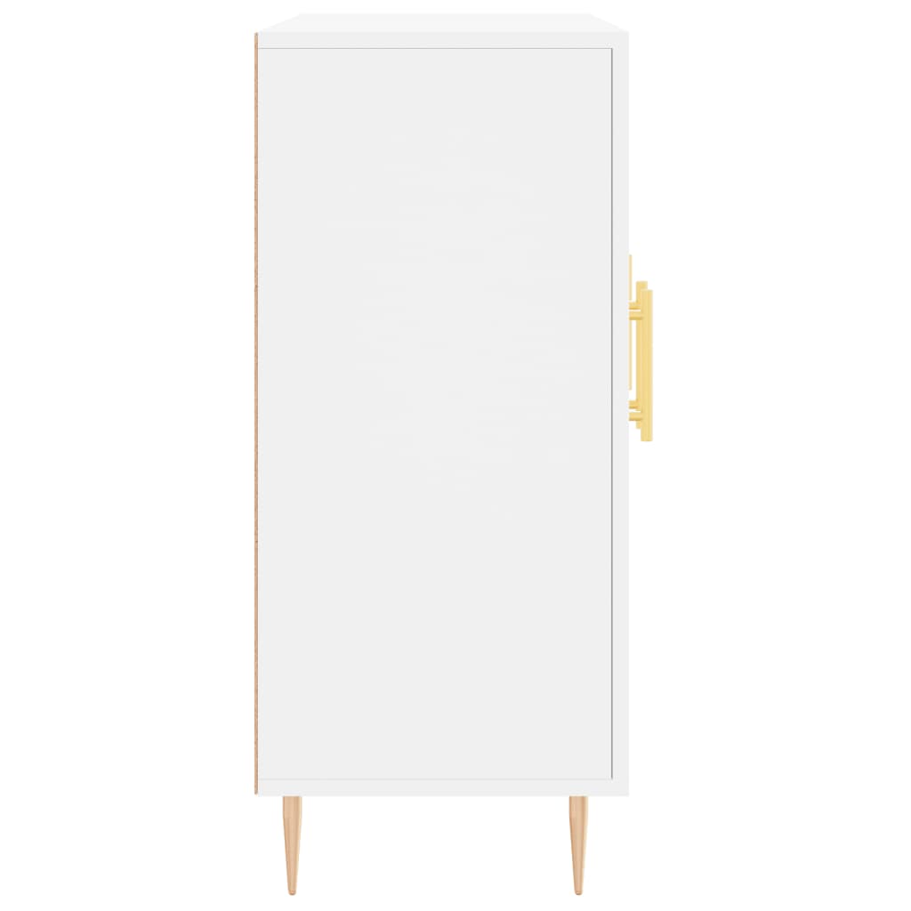 Sideboard Weiß 90x34x80 cm Holzwerkstoff